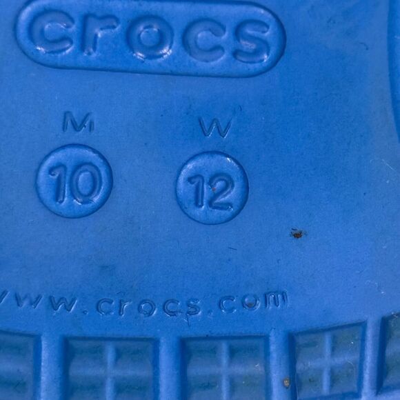 Crocs Classic Double Strap Slides Rubber Shoes Unisex M 10 / W 12 Slip On Sandal - Picture 16 of 16